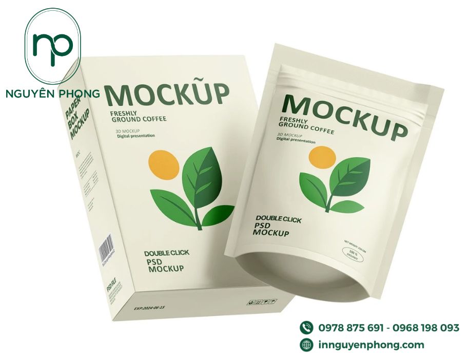 Mẫu hộp giấy đựng trà atiso 